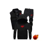 TZ17 Трехкомпонентный комплект, красный, с флисовой подкладкой