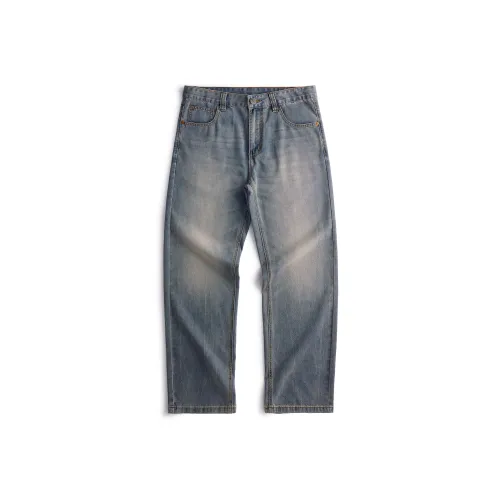 98SQUID Светло-синие унисекс джинсы