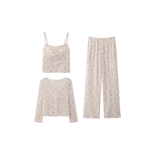 Kerener Pajama Комплект Женский Абрикос