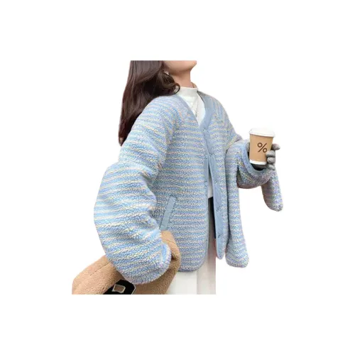 ORMY Синий Женские Бархатные Куртки