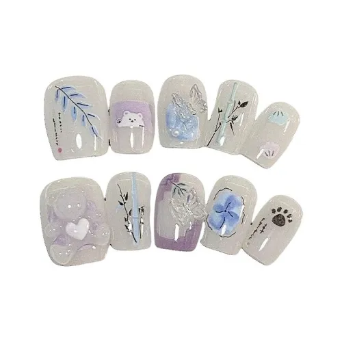 JIABITU Искусственные ногти для женщин