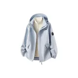 Светлый Лунный Синий [Однослойное Пальто + Флисовая Подкладка]