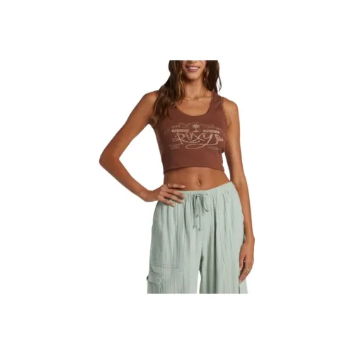 ROXY Коричневые Женские Майки
