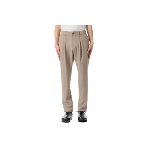 ATTACHMENT Light Beige Unisex Casual Pants