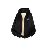 [Thickened Polyester-Cotton Sherpa] Черный (Tb Moon Viewing Кошка Логотип на груди)