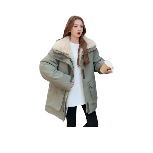 LANGQING Бархат Feel Пальто Женское