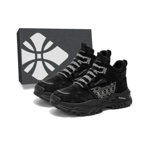 ЮЙЧЖАОЛИНЬ Устойчивый к истиранию противоскользящий высокий топ массивные кроссовки Мужской