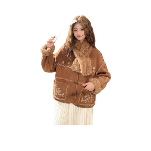 MEXICAN Бархат Feel Пальто Женское