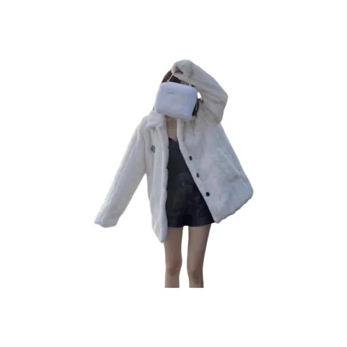 HAPG Экрю Женские Бархатные Куртки