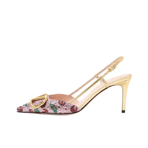 Valentino Vlogo Signature Низкий профиль Высокий каблук 8 см Женский Многоцветный