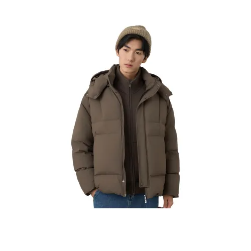 A.B.X Коричневый CAMEL Мужские Пуховики