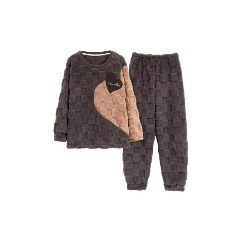 MADALLO Коричневый Женские Пижамные Комплекты