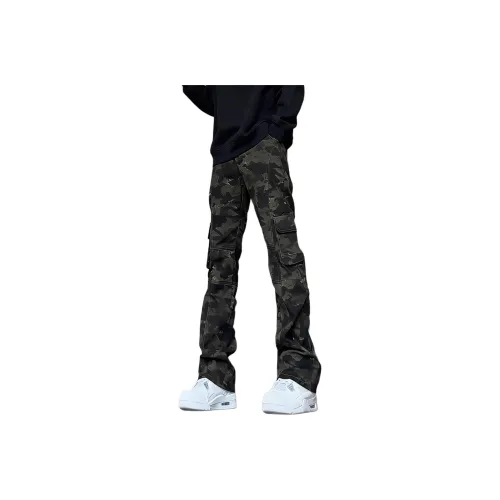 XUBAIHUO Камуфляж Унисекс Джинсы
