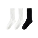 [3 упаковки] Белый 2 + Черный 1