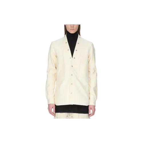 RICK OWENS RO FW25 CONCORDIANS Larry FOGPOCKET Кожа Куртка Мужская