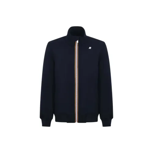 K WAY Морской Синий Мужские Куртки