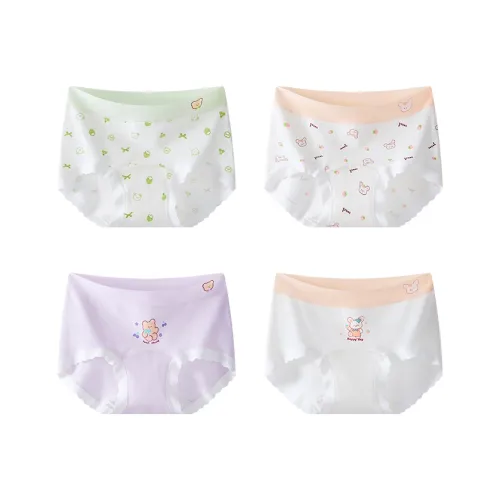 Хлопок Трусы 4 Пачки Подростки