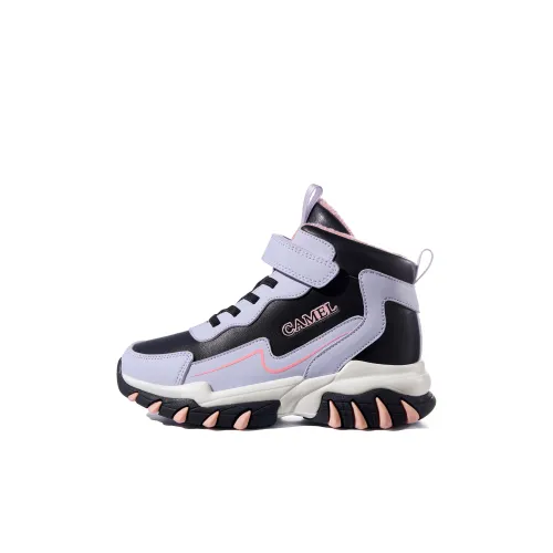 Верблюжий цвет детские зимние сапоги модель MID верх Kids