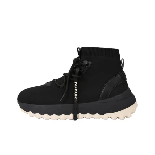 Kurt Geiger London Высокий Топ Повседневная Обувь Женская Черная