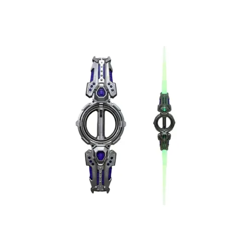 DUOMIAOYOU Пламя SPIRAL Sword Dual Лезвие Выдвижной Лазерный Sword Подшипник Вращающийся Прохладный Свет Вверх Игрушки