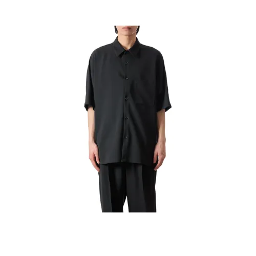 ATTACHMENT Черный Унисекс Рубашки