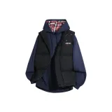 Black Vest + Dark Blue Sweatshirt (Fleece-Lined)  
Черный жилет + темно-синий свитшот (с флисовой подкладкой)