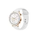 Белый [Яблоко Prong Пряжка Силиконовый ремешок]