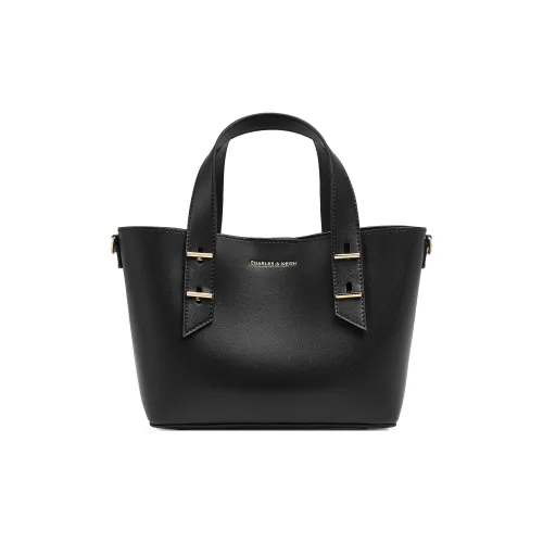 CHARLES KEITH ПУ (полиуретан) Сумка через плечо Маленькая Женская Черная