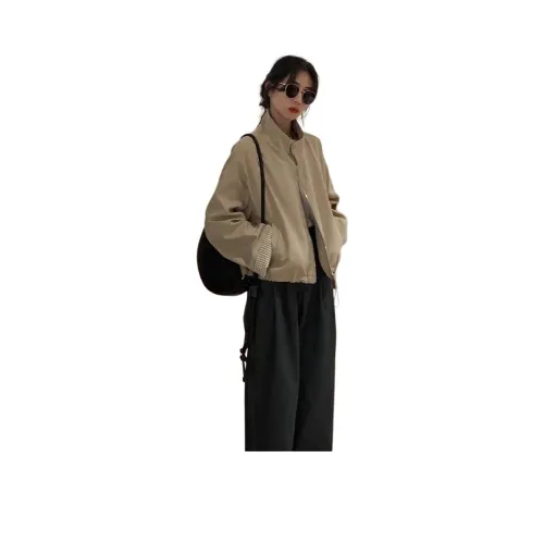 LANGQING Хаки Бесплатная доставка с бренд наклейкой Женские куртки