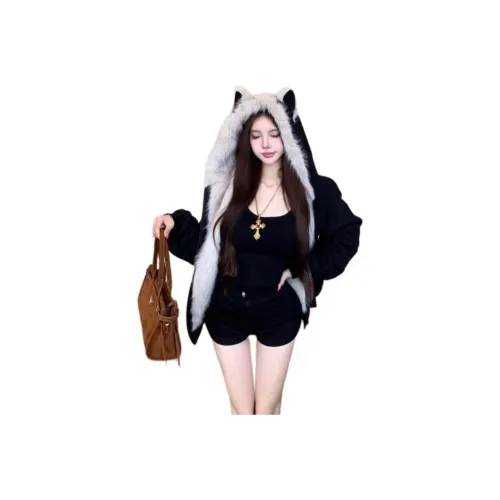 HKPXR Черный Женские пуховики