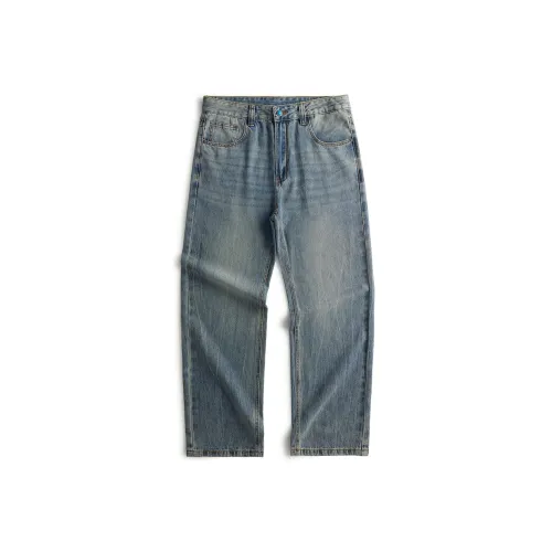 98SQUID Светло-синие унисекс джинсы