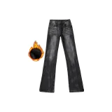 Черный с флисовой подкладкой