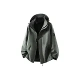 Серый Mist [Однослойное пальто + с флисовой подкладкой]