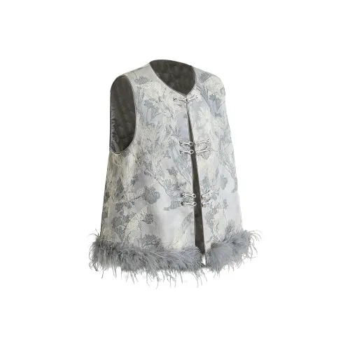 TOUCH Светло-серый Женский жилет