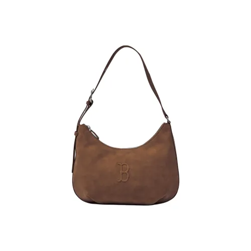 MLB Basic Boston Red Sox Полиэстер Плечевая сумка Стандартная Женская Коричневая