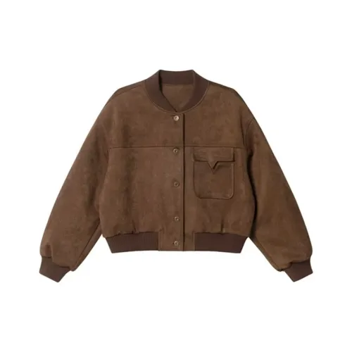 EMDPN Коричневый Женский Куртки