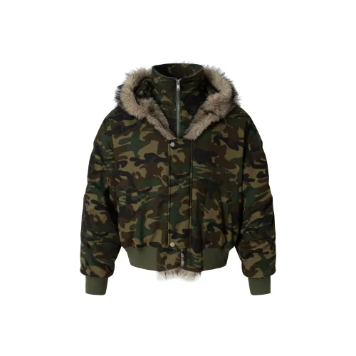 Xmithie Хлопковый пуховик пальто унисекс