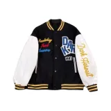 Чёрный хлопковый пуховик