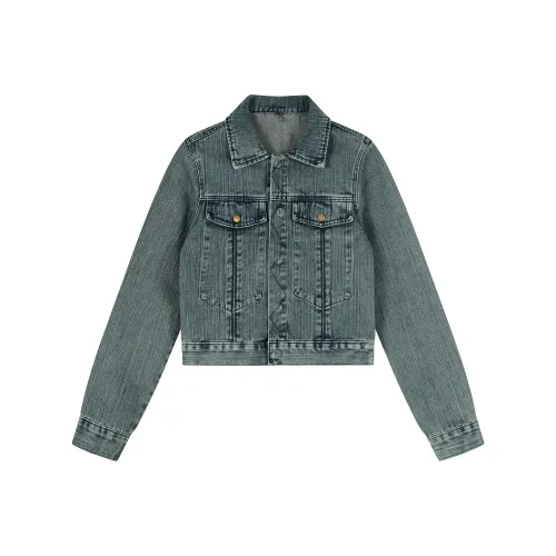 GBXM Синий Женские Джинсовые Куртки