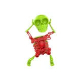 Для танцев Черепа [Зеленый, Красный] 17 см