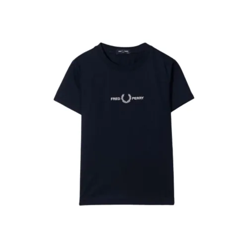 FRED PERRY Collaboration Синие Детские Рубашки T