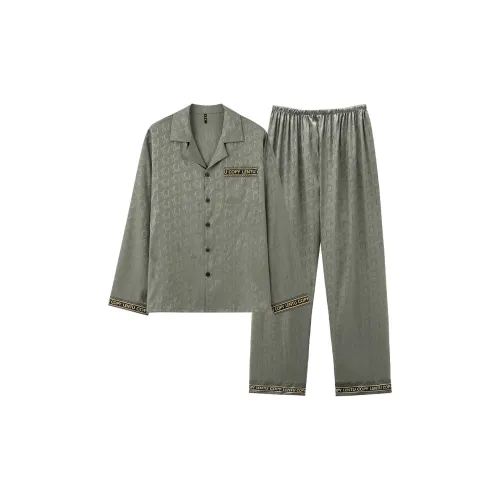 MADALLO Зеленый Мужской Пижамный Комплект