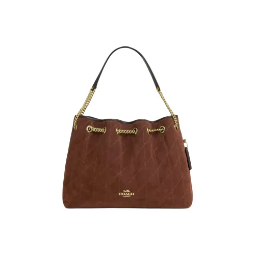 COACH Сумка из коровьей кожи сумка через плечо большая женская коричневая