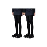 [2 упаковки] Носки с рисунком "ножки" черного цвета + Носки с рисунком "ножки" черного цвета