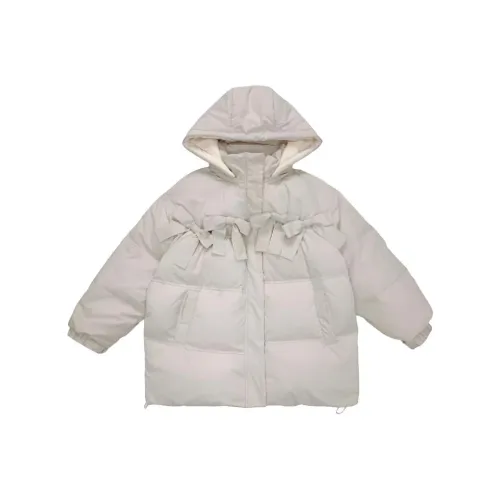 BVODE Экрю Женские пуховики