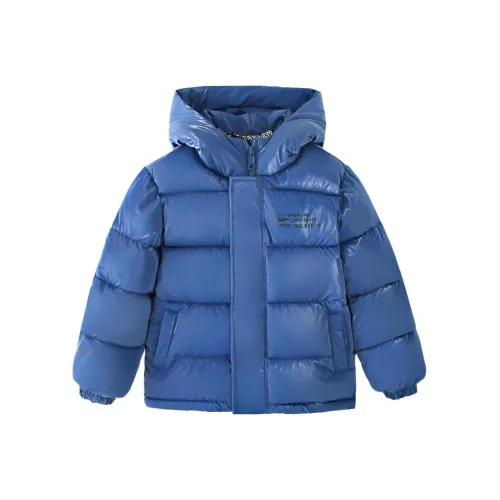 SNOOPY Темно-синий Унисекс Утеплённые куртки