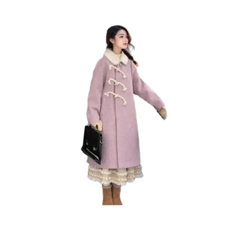 Sky Swan Фиолетовое Женское Пальто