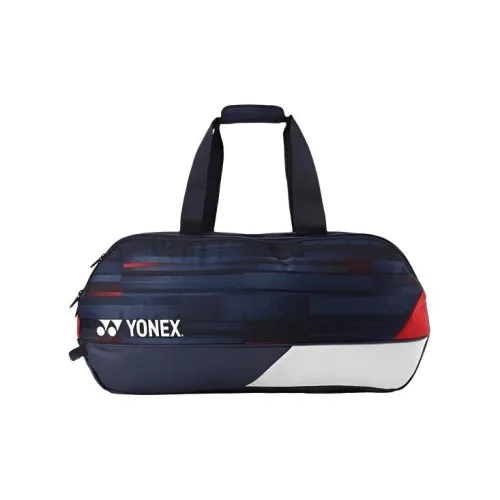 YONEX Сумки для бадминтонных ракеток 6 шт. Пачка Спортивный стиль Сумка на плечо Синий Белый Красный Унисекс Индивидуальное Отделение для обуви