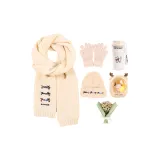 Шарф + Вязаная шапка + Перчатка + Кофейная чашка + Ночник + Букет + Коробка