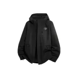 Чёрная куртка без подкладки